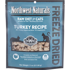 Northwest Naturals Raw Freeze-Dried Cat Food, Turkey