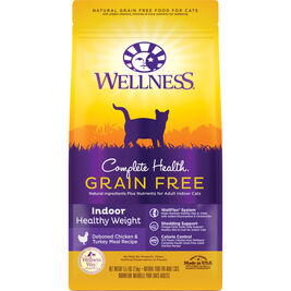 Wellness Complete Health Grain-Free Dry Cat Food, Indoor, Healthy Weight, Chicken