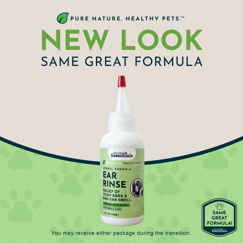 Animal Essentials Herbal Ear Rinse for Dogs & Cats, 4-oz image number null