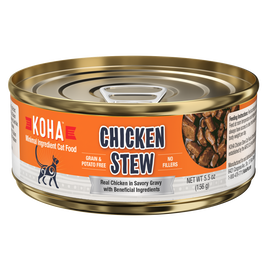 Koha Minimal Ingredient Stew Canned Cat Food, Chicken