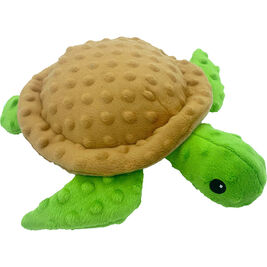 PetLou Plush Dog Toy, Dotty Friends Tortoise, 12-in