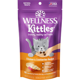 Wellness Kittles Crunchy Cat Treats, Chicken & Cranberries, 2-oz