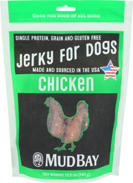 Mud Bay Chicken Jerky Dog Treat, 12-oz