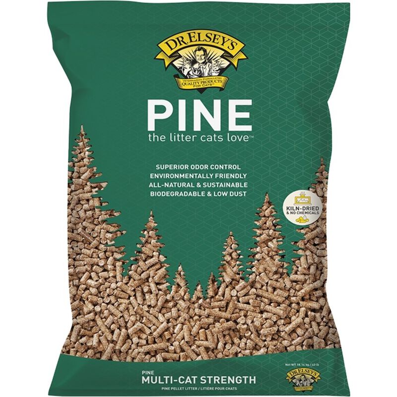 Dr. Elsey's Cat Litter, Pine Pellets, 40-lb image number null