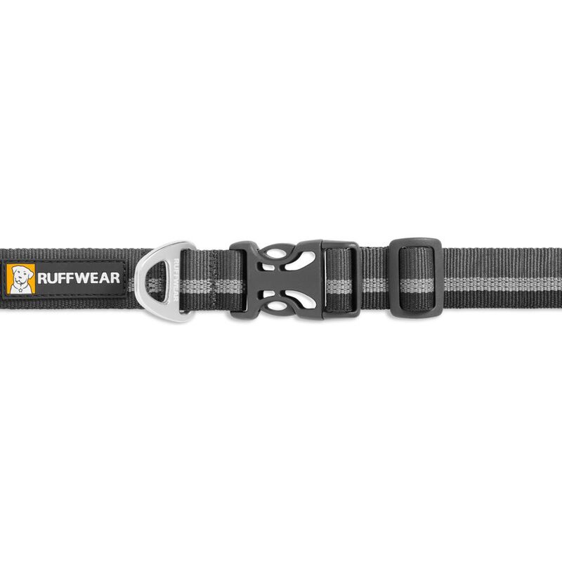Ruffwear Crag Reflective Dog Collar, Granite Gray, 11-14-in image number null