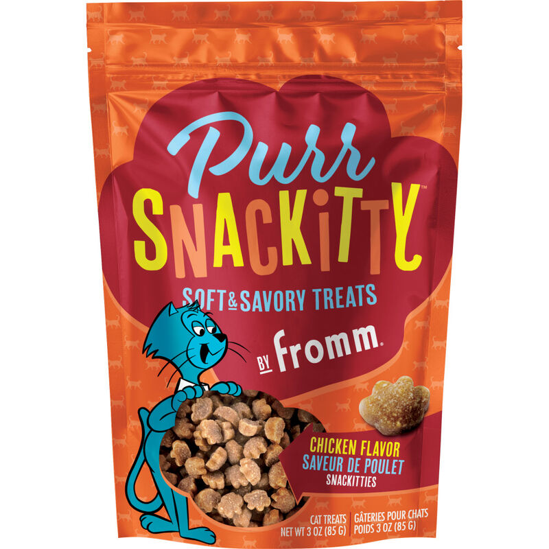 Fromm PurrSnackitty Soft & Savory Cat Treats, Chicken, 3-oz image number null