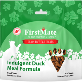 FirstMate Cat Treats, Duck, 3-oz