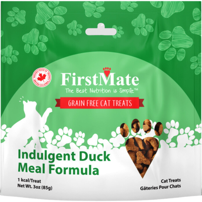 FirstMate Cat Treats, Duck, 3-oz