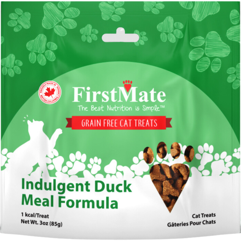 FirstMate Cat Treats, Duck, 3-oz image number null