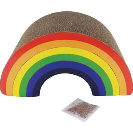 Turby by Coastal Rainbow Stack Cat Scratcher, Multicolor