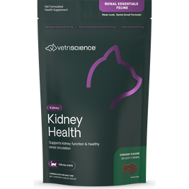 VetriScience Kidney Health Soft Chews Cat Supplement, Chicken, 120-count