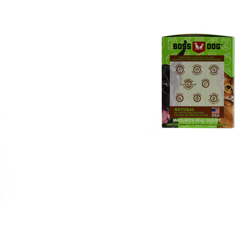 Boss Dog Frozen Yogurt Dog Treats, Peanut Butter & Applesauce, 3.5-oz, 4-pack image number null