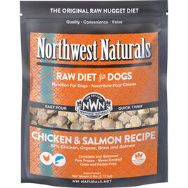 Northwest Naturals Raw Frozen Dog Food, Nuggets, Chicken & Salmon