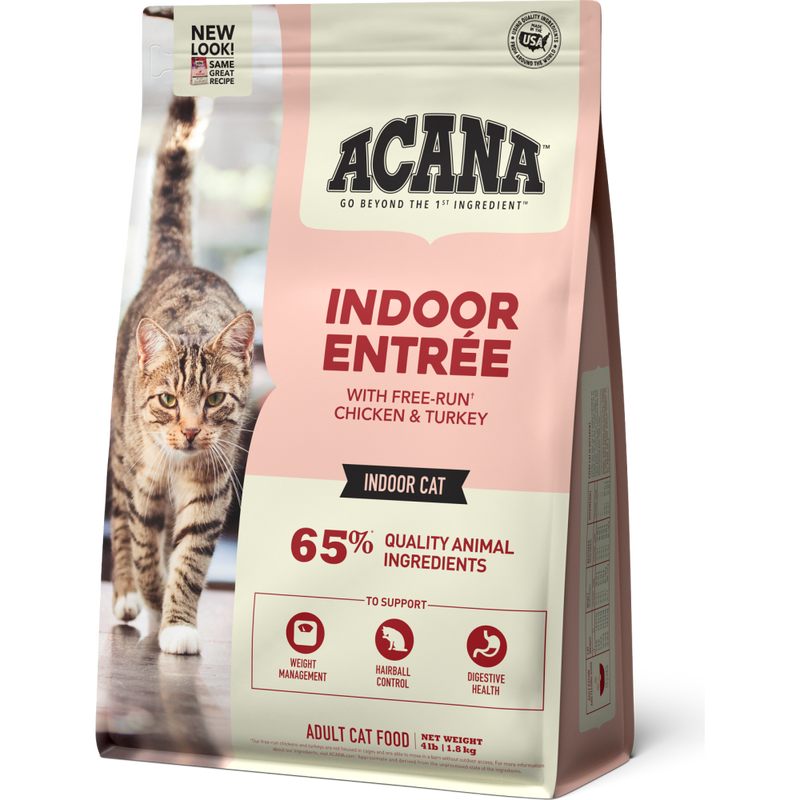 Acana Dry Cat Food, Indoor Entree, 4-lb image number null