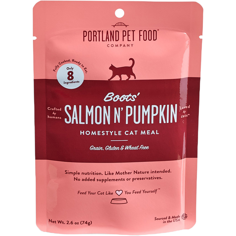 Mud Bay Buy Portland Pet Food Company Wet Cat Food Boots Salmon N Pumpkin 2.6 oz for USD 2.99 MudBay
