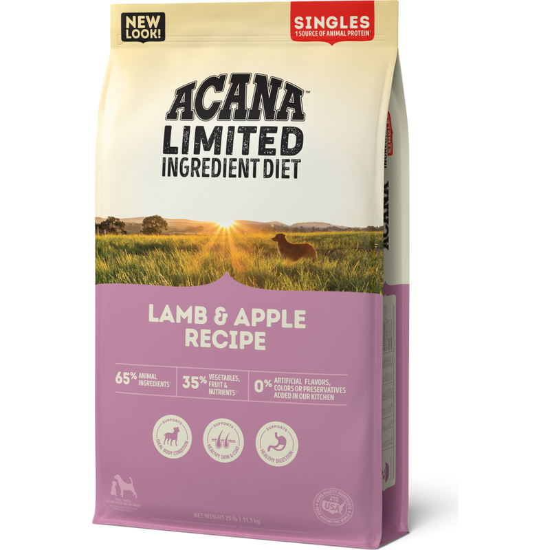 Mud Bay Buy Acana Singles Limited Ingredient Diet Dry Dog Food Lamb Apple 22.5 lb for USD 95.99 MudBay