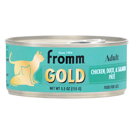 Fromm Gold Canned Cat Food, Adult, Chicken Duck & Salmon