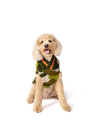 Chilly Dog Camo Dog Sweater, Medium