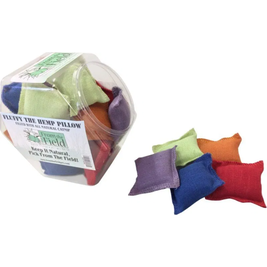From the Field Mini-Max Fluffy the Hemp Pillow Cat Toy, Assorted