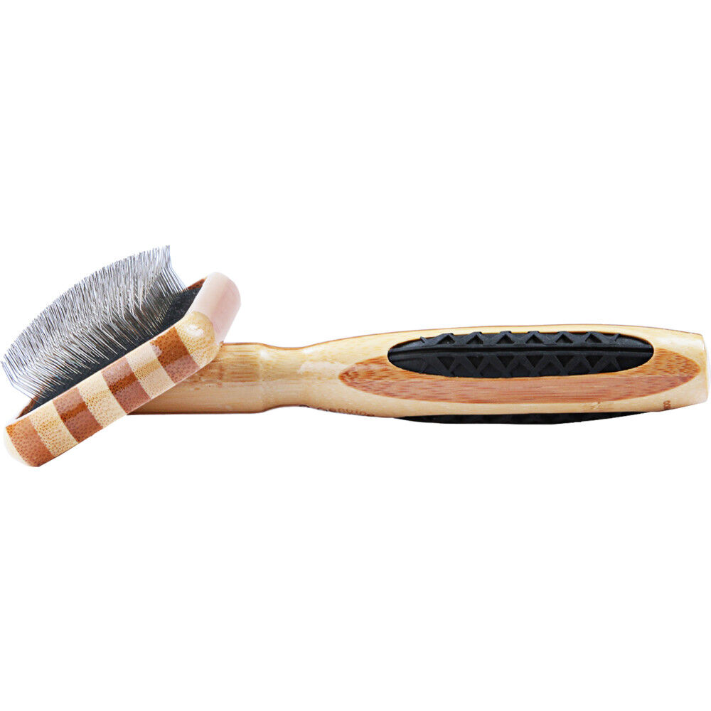 Wire slicker brush for dogs top
