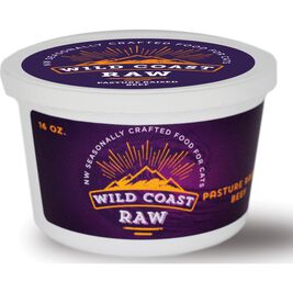 Wild Coast Raw Frozen Cat Food, Pasture Raised Beef