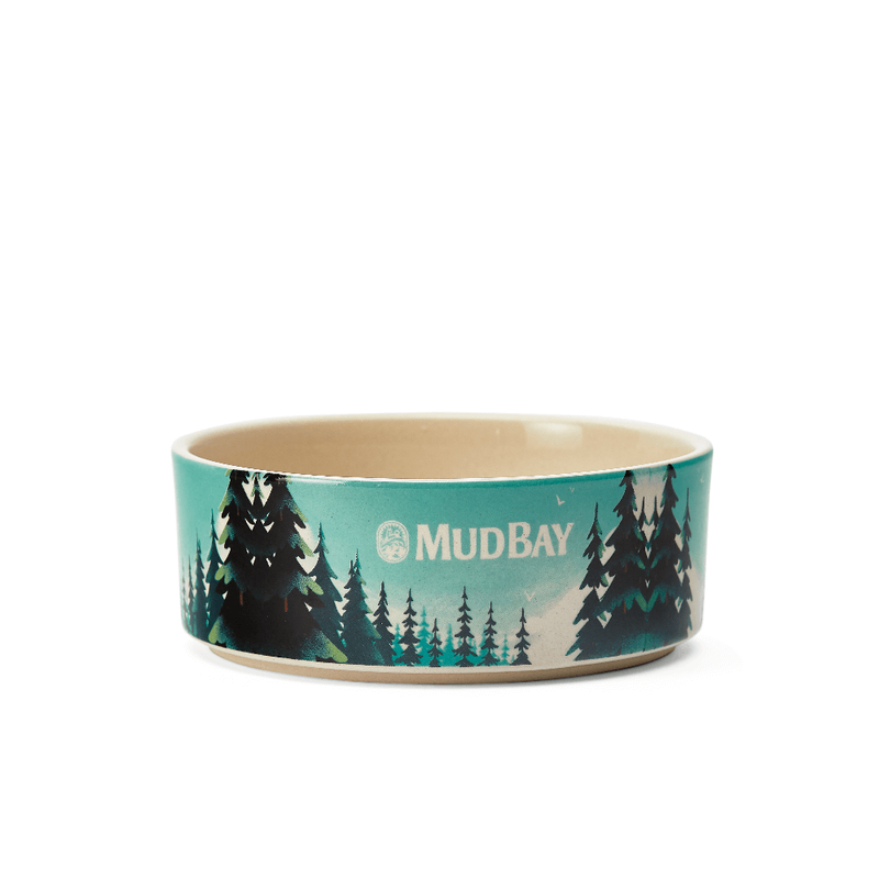 Mud Bay Round Dog Bowl, Evergreen, 5-in, 2-cups image number null