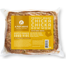 A Pup Above Gently Cooked Frozen Dog Food, Chicka Chicka Bow Wow