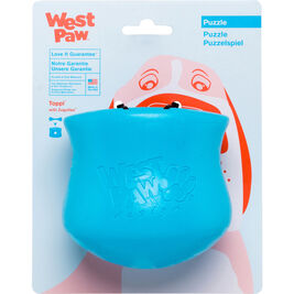 West Paw Zogoflex Toppl Dog Toy, Aqua Blue