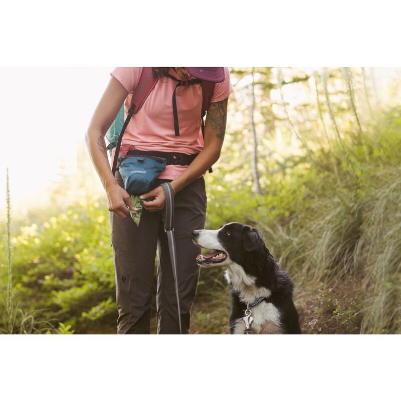 Ruffwear Pack Out Bag Poop Bag Holder & Dispenser, Blue Moon image number null