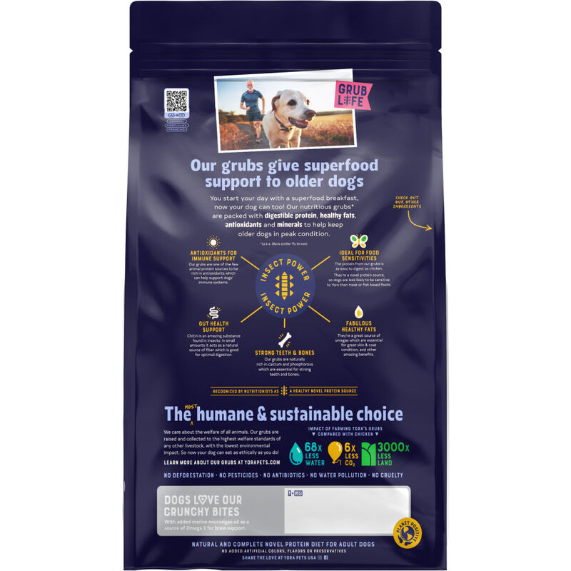 Yora Insect Superfood Dry Dog Food, Adult, Senior image number null