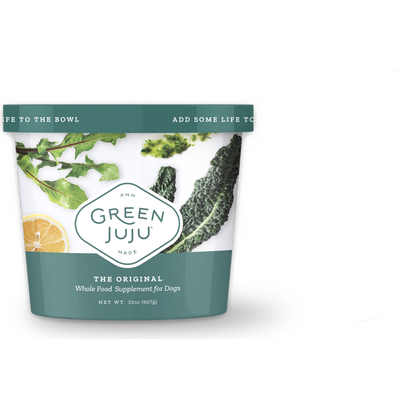 Green Juju Whole Food Frozen Pet Food Topper, Just Greens, 30-oz