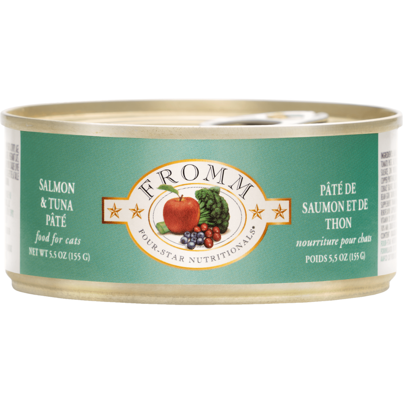Fromm Four-Star Canned Cat Food, Salmon & Tuna Pate image number null