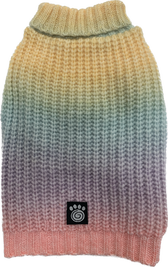 PetRageous Designs Dog Sweater, Ombre Rainbow