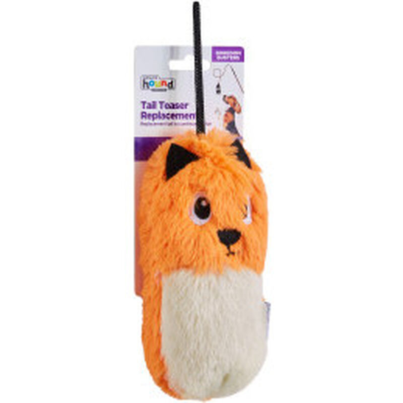 Outward Hound Tail Teaser Wand Lure Dog Toy, Refill, Assorted Styles image number null