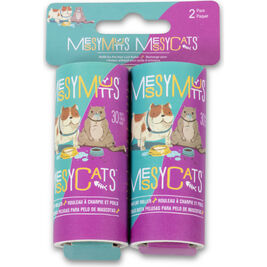 Messy Mutts Pet Hair Lint Roller Refill, 2-pack
