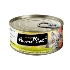 Fussie Cat Premium Canned Cat Food, Tuna & Shrimp