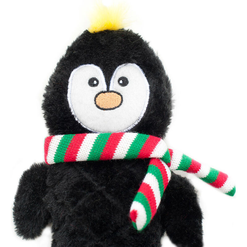 ZippyPaws Holiday Jigglerz Dog Toy, Penguin image number null