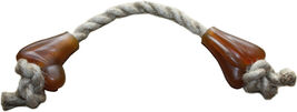 Indipets Bone with Jute Rope Dog Toy