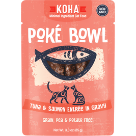Koha Poke Bowl Wet Cat Food, Tuna & Salmon