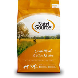 NutriSource Grain Inclusive Dry Dog Food, Lamb & Rice