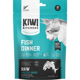 Kiwi Kitchens Freeze-Dried Cat Food, Fish