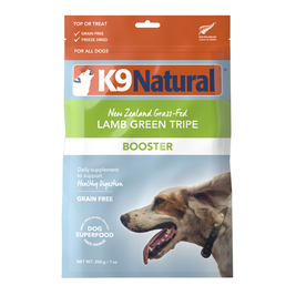 K9 Natural Booster Freeze-Dried Dog Food Topper, Lamb Green Tripe
