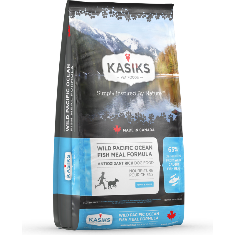 Mud Bay Buy Kasiks Grain Free Dry Dog Food Ocean Fish 25 lb for USD 64.99 MudBay
