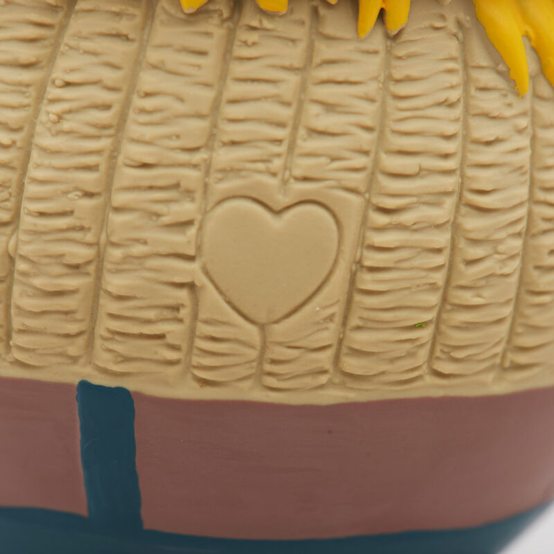 HuggleHounds Fall Ruff-Tex Ball Dog Toy, Tobias Scarecrow image number null