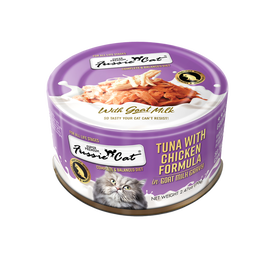 Fussie Cat Super Premium Goat Milk Canned Cat Food, Tuna & Chicken