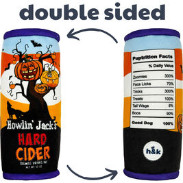Huxley & Kent Halloween Power Plush Dog Toy, Howlin' Jack's Hard Cider
