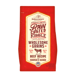 Stella & Chewy's Raw Coated Wholesome Grains Dry Dog Food, Beef