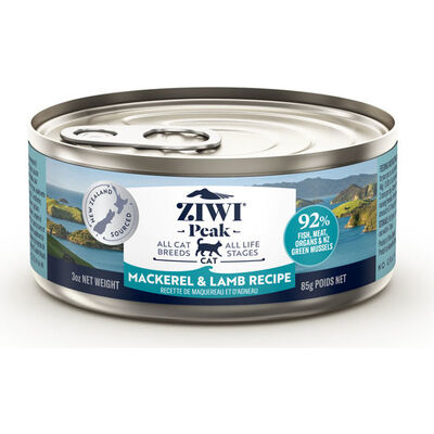 ZIWI Peak Original Series Canned Cat Food, Mackerel & Lamb
