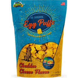 Wild Meadow Farms Egg Puffs Dog Treats, Cheddar Cheese, 2-oz