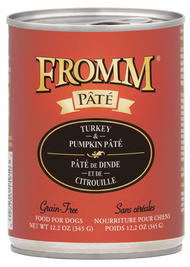 Fromm Pate Canned Dog Food, Turkey & Pumpkin